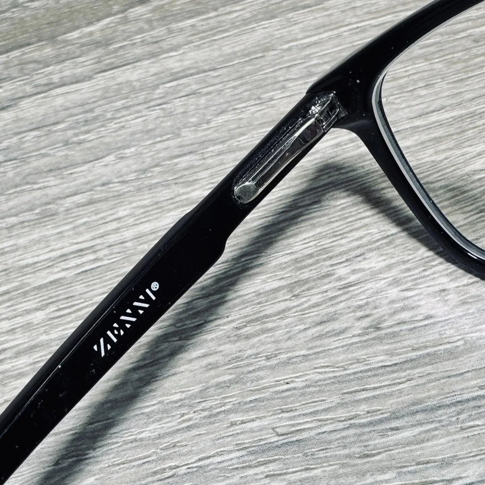 Zenni 636524 Eyeglass Frames Womens Blue Full Rim Square Optical Frames Only